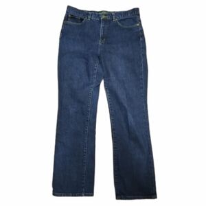 LRL Lauren Jeans Co dark wash denim jeans size 8